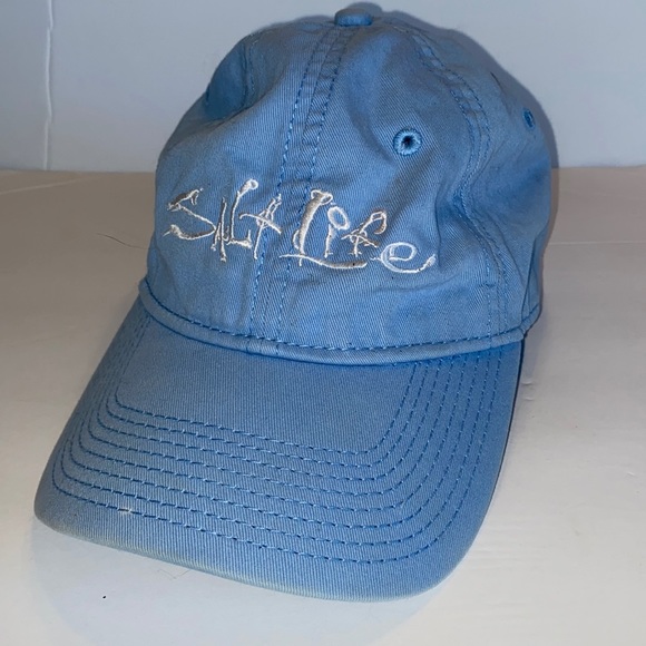 Salt Life Accessories - Salt Life women’s hat NWOT adjustable light blue